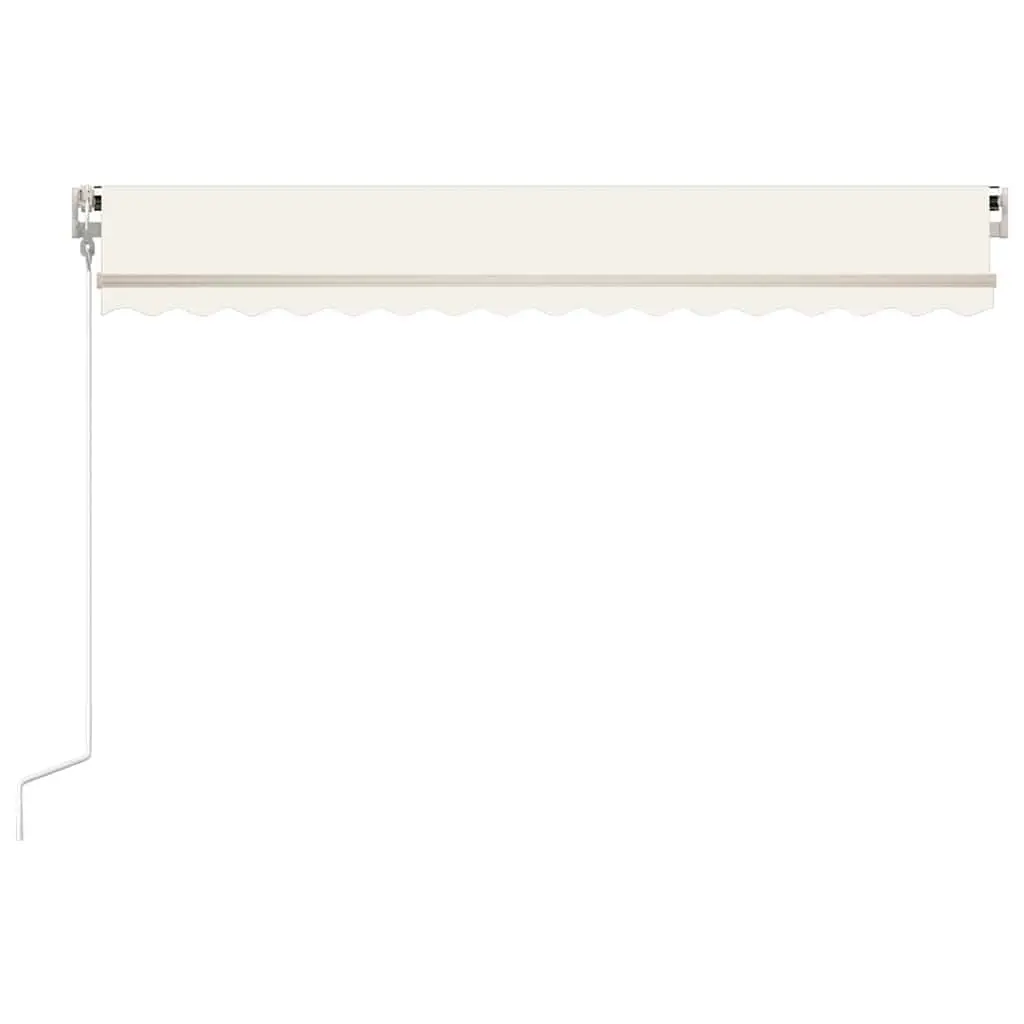 Automatic Retractable Awning Cream 400x300 cm UV and Water Resistant with Remote Control