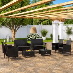 Compact and Stylish 8-Piece Garden Lounge Set