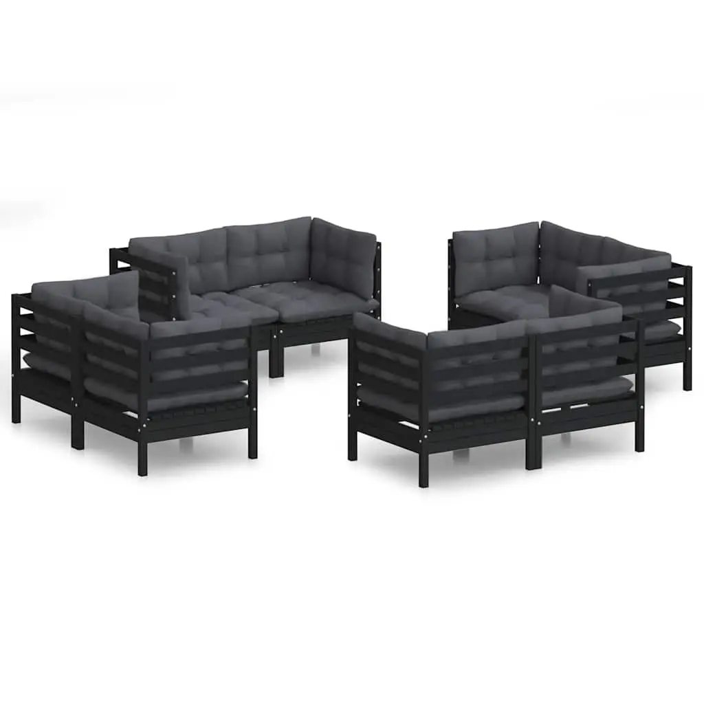 8 Piece Modular Garden Lounge Set for Outdoors