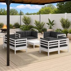 Modular 9 Piece Outdoor Lounge Set for Your Patio