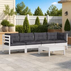 5 Piece Outdoor Lounge Set: Sturdy and Comfortable