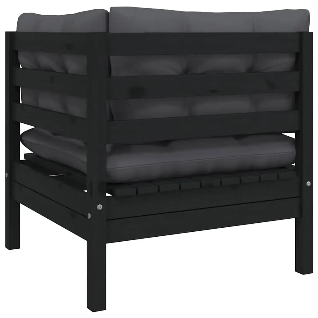 Garden Lounge Set 8 Piece Outdoor Patio Furniture with Cushions Solid Pinewood