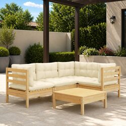 5 Piece Outdoor Lounge Set: Simple and Comfortable