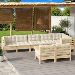 9 Piece Garden Lounge Set: Stylish and Functional