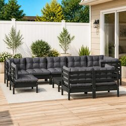 10-Piece Outdoor Lounge Set: Stylish & Durable