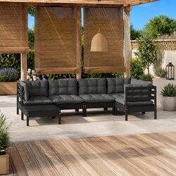 6-Piece Modular Outdoor Lounge Set - Durable and Stylish
