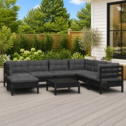 8 Piece Garden Lounge Set: Quality and Comfort