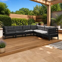7 Piece Garden Lounge Set - Comfort with Style