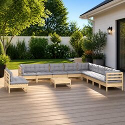 12 Piece Garden Lounge Set: Stylish and Functional