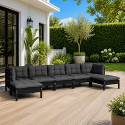 7 Piece Garden Lounge Set - Stylish and Functional