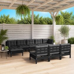 Quality 10-Piece Lounge Set for Outdoor Comfort