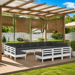 Compact and Stylish 14 Piece Outdoor Lounge Set
