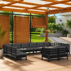 Compact and Stylish 12 Piece Garden Lounge Set