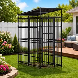 Compact and Durable Dog Kennel for Outdoors