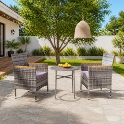 3 Piece Outdoor Dining Set - Stylish and Functional