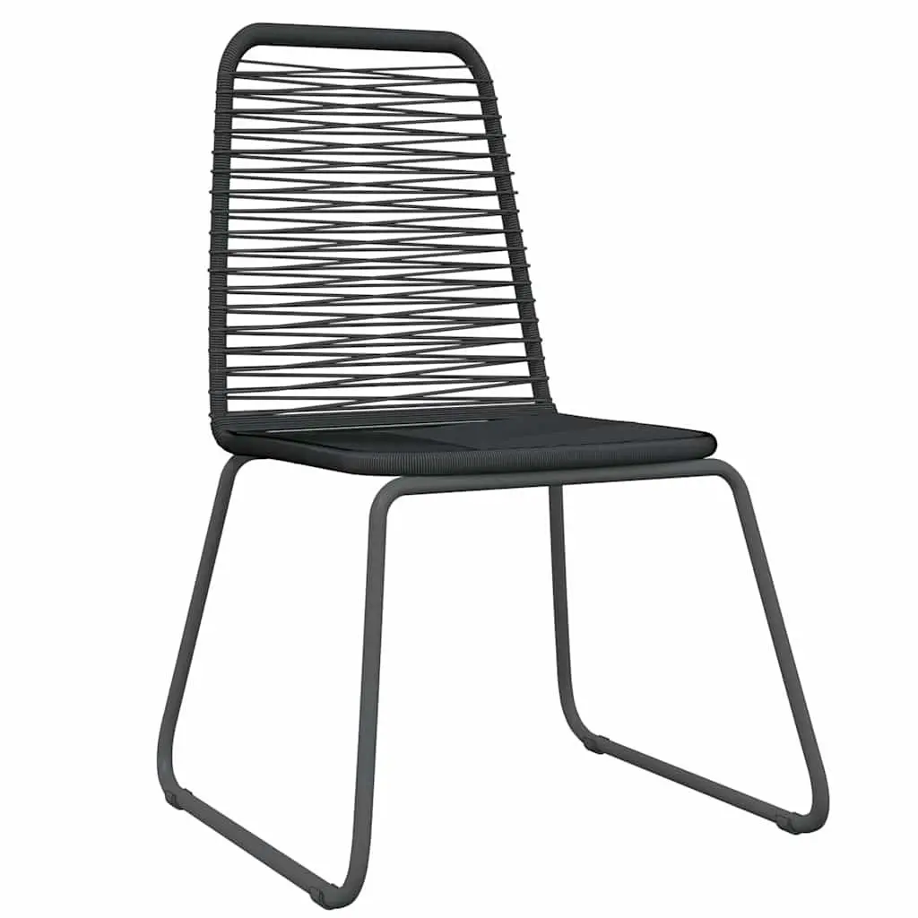Black Glass Garden Dining Set