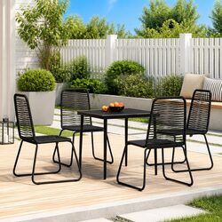 Compact 5 Piece Outdoor Dining Set for Easy Enjoyment
