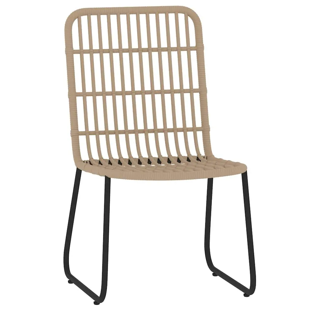 Garden Dining Set 3 Piece Outdoor Patio Furniture Glass Table Steel Frame Chairs