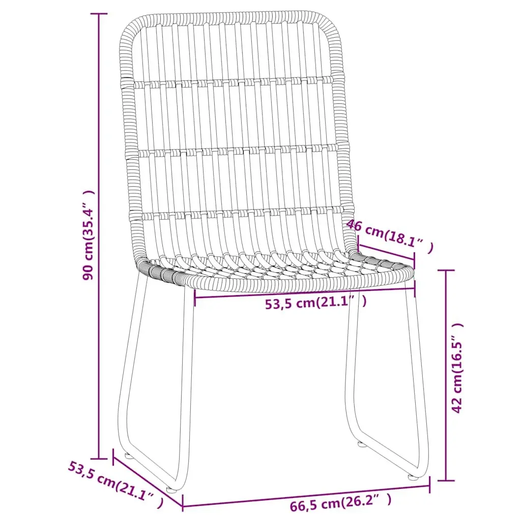 Garden Dining Set 3 Piece Outdoor Patio Furniture Glass Table Steel Frame Chairs