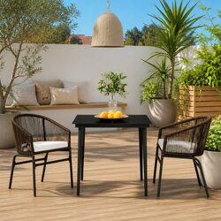 Compact and Stylish 3 Piece Garden Dining Set