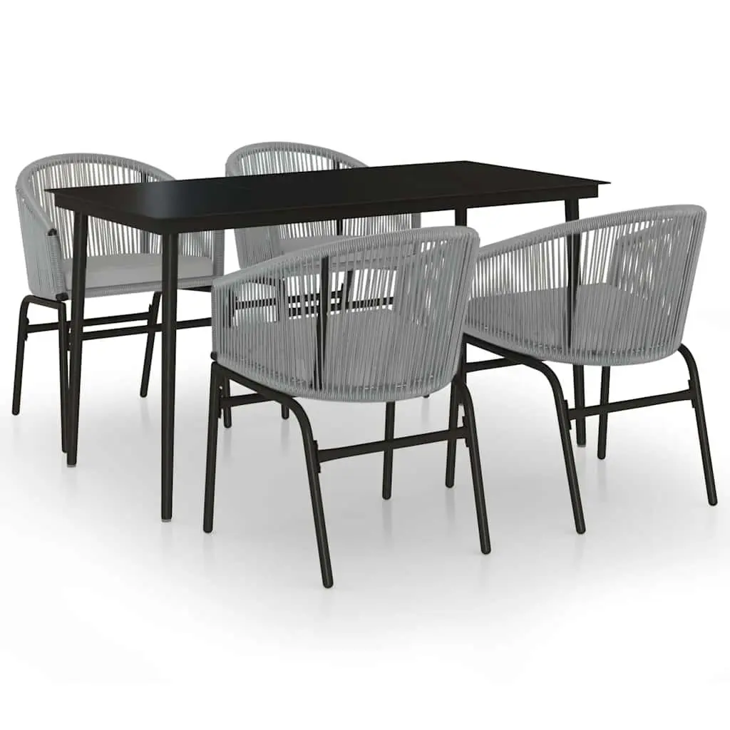 5 Piece Garden Dining Set for Outdoor Enjoyment