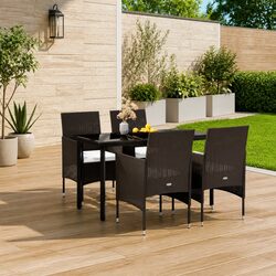 Compact 5 Piece Garden Dining Set: Essential Features