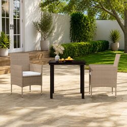 3 Piece Garden Dining Set: Stylish and Functional