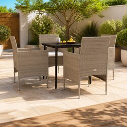 Compact 5 Piece Outdoor Dining Set for Your Patio