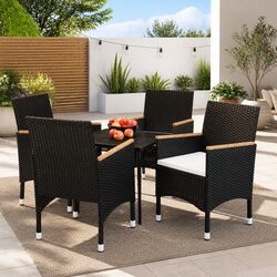 5 Piece Outdoor Dining Set: Stylish and Strong