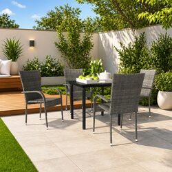 Efficient 5 Piece Garden Dining Set for the Outdoors