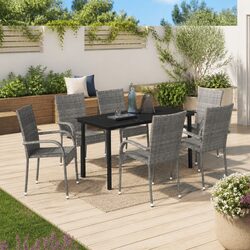 Compact and Stylish 7-Piece Garden Dining Set