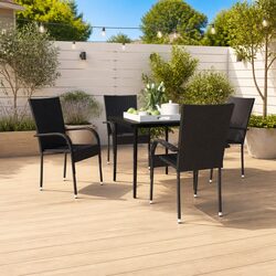 Compact and Elegant 5 Piece Garden Dining Set