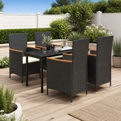 Compact 5-Piece Outdoor Dining Set for Your Patio