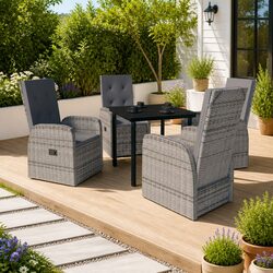5 Piece Garden Dining Set: Effortless Outdoor Dining