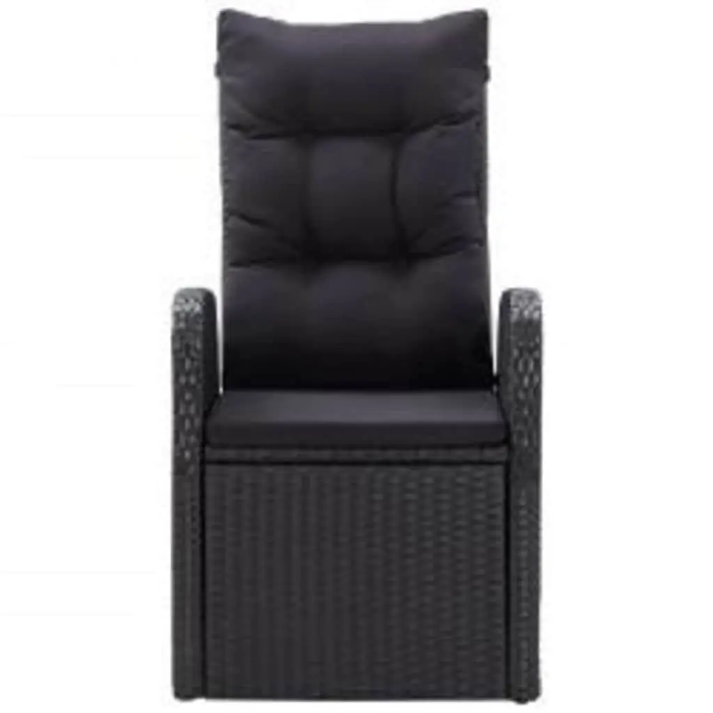 Garden Dining Set 3 Piece Outdoor Furniture Patio Table Chairs with Cushions