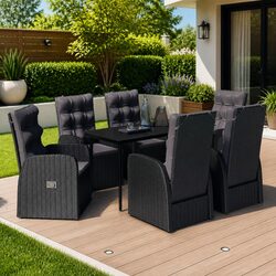 Compact and Stylish 7 Piece Garden Dining Set