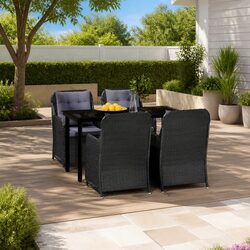 Concise 5 Piece Outdoor Dining Set for Your Space