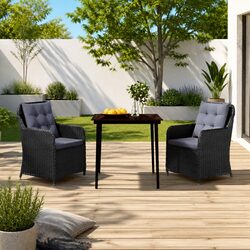 3 Piece Garden Dining Set - Outdoor Ready and Stylish