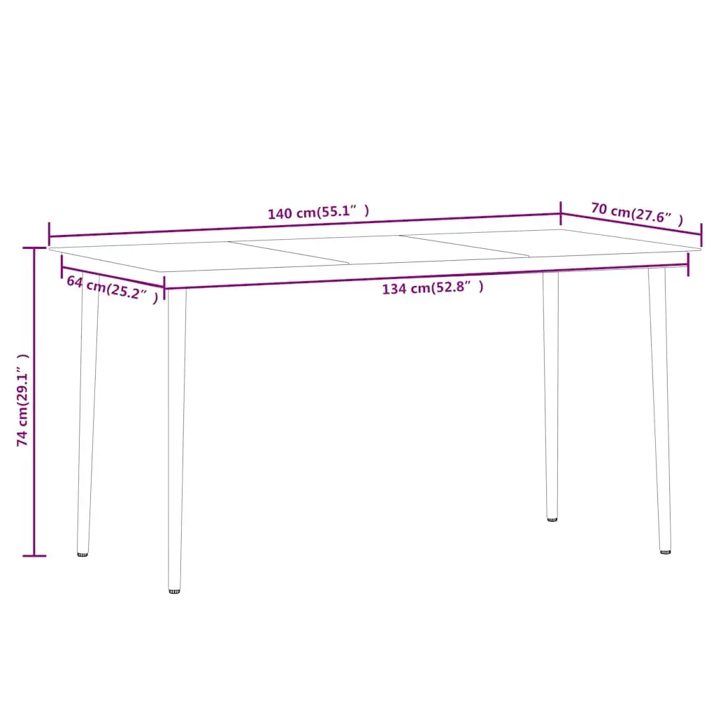 5 Piece Garden Dining Set Outdoor Furniture Black Steel Frame PE Rattan Chairs