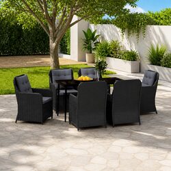 Compact and Elegant 7-Piece Outdoor Dining Set