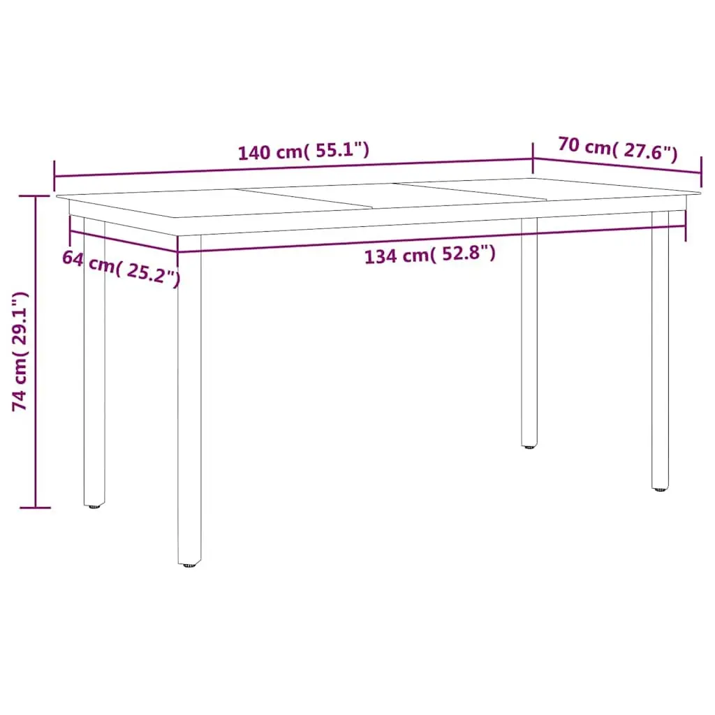 5 Piece Dining Set for Outdoor Enjoyment