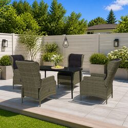 Compact and Elegant Garden Dining Set for 5