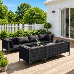 Concise Overview of the 8 Piece Garden Lounge Set
