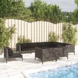 9-Piece Grey Lounge Set: Quality You Can Trust