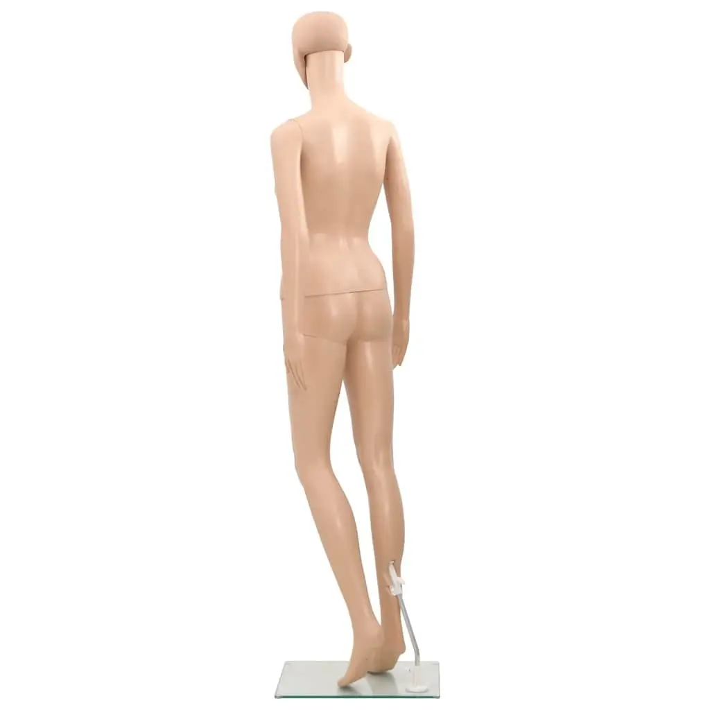 Female Mannequin Display Figure Beige 360° Adjustable Head Arms