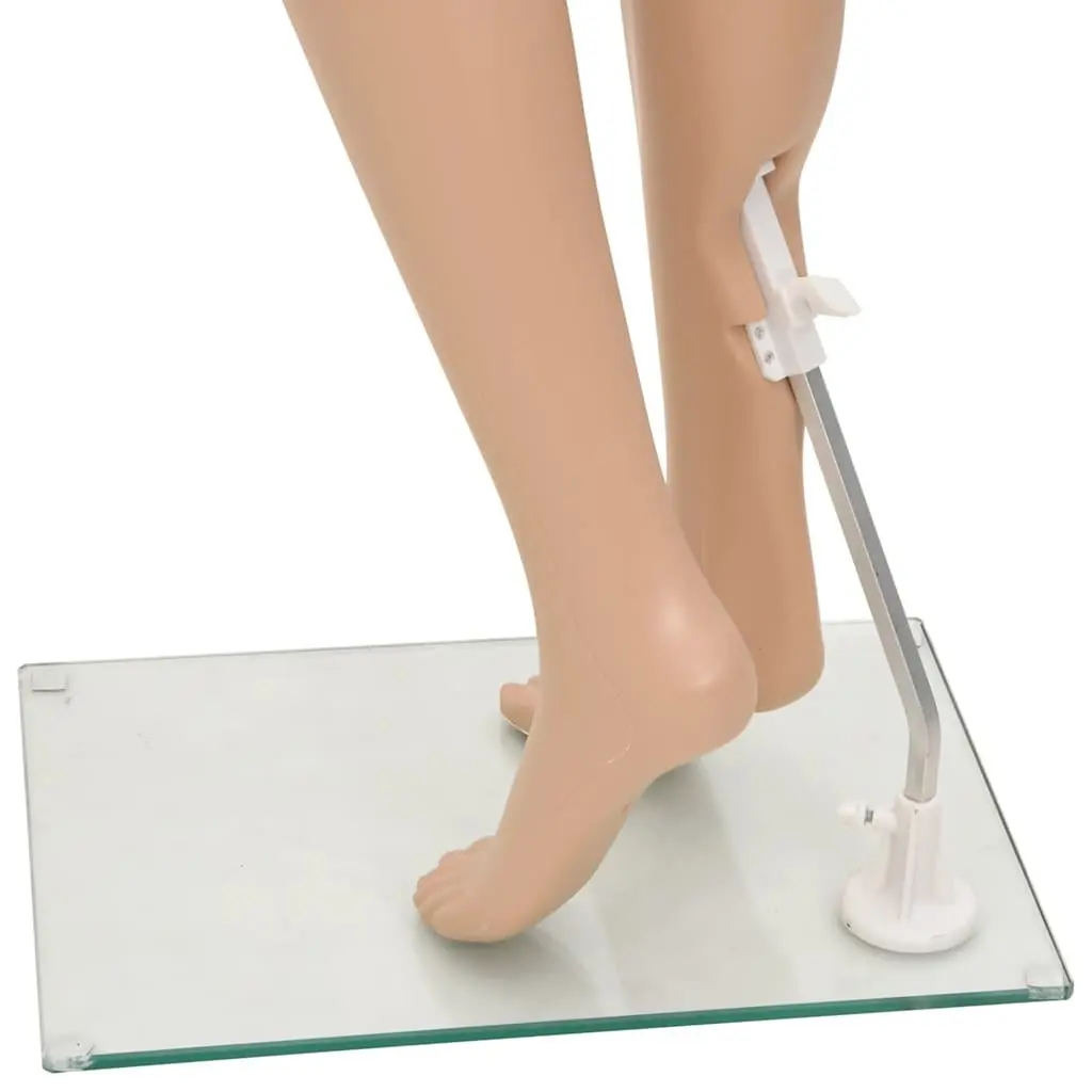 Female Mannequin Display Figure Beige 360° Adjustable Head Arms
