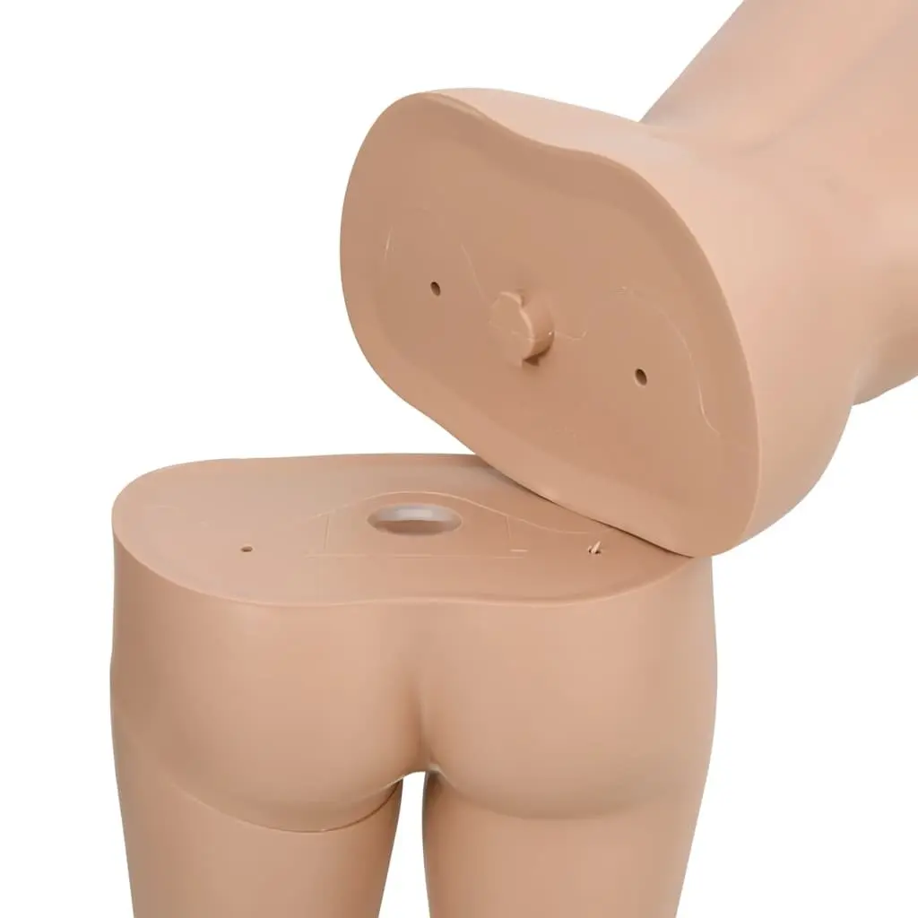 Female Mannequin Display Figure Beige 360° Adjustable Head Arms