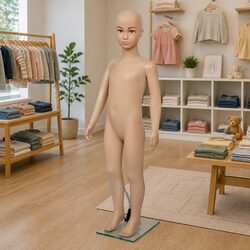 Child Mannequin with 360° Rotating Head and Arms