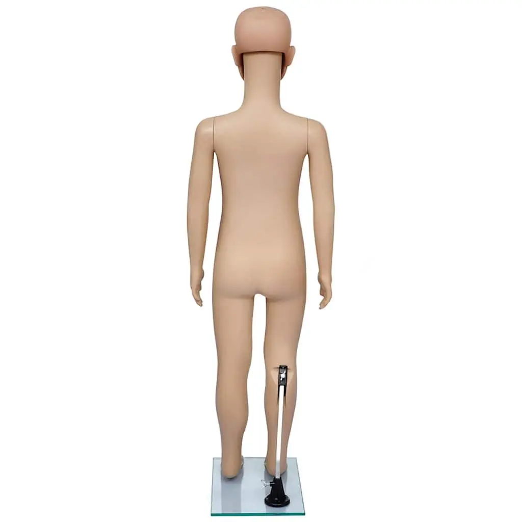 Child Mannequin Display Torso Beige Removable Arms Rotating 360 Degrees