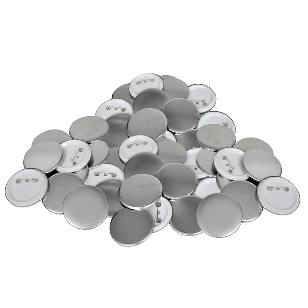 PinBack Button Parts Silver 44mm DIY Badge Making Supplies